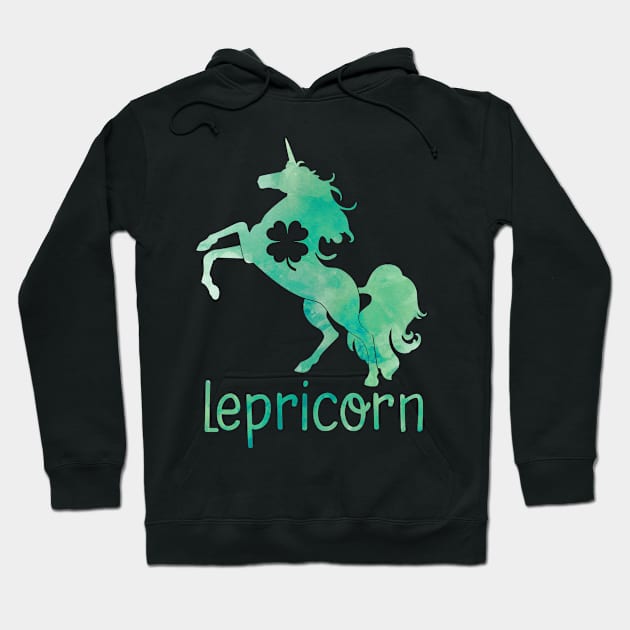 Lepricorn Unicorn Leprechaun St. Patrick's Day T-Shirt Hoodie by ADKApparel